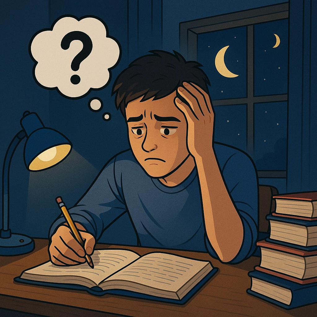 نکات طلایی برای شب امتحان | مدیریت اضطراب و افزایش بازدهی
