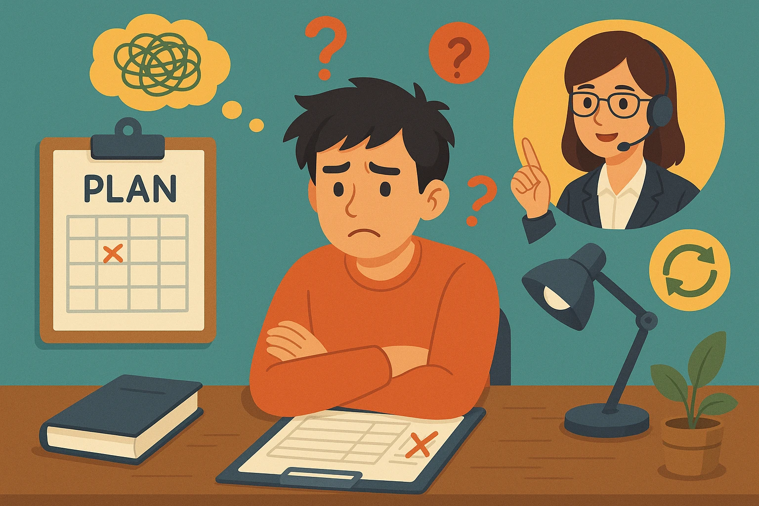 مدام از برنامه مشاور عقب میوفتم، مشکل از کجاست؟ راه حلش چیه؟