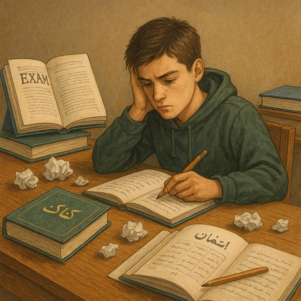 امتحانات مدرسه اهمیت دارن یا نه؟ چگونه هم نمره کافی بیاریم و هم کنکوری بخوانیم